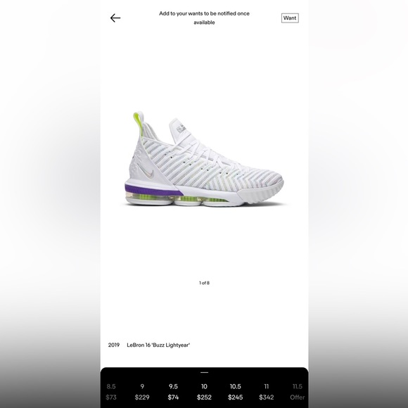 Nike Lebron 16 “Buzz Lightyear” - Picture 6 of 6